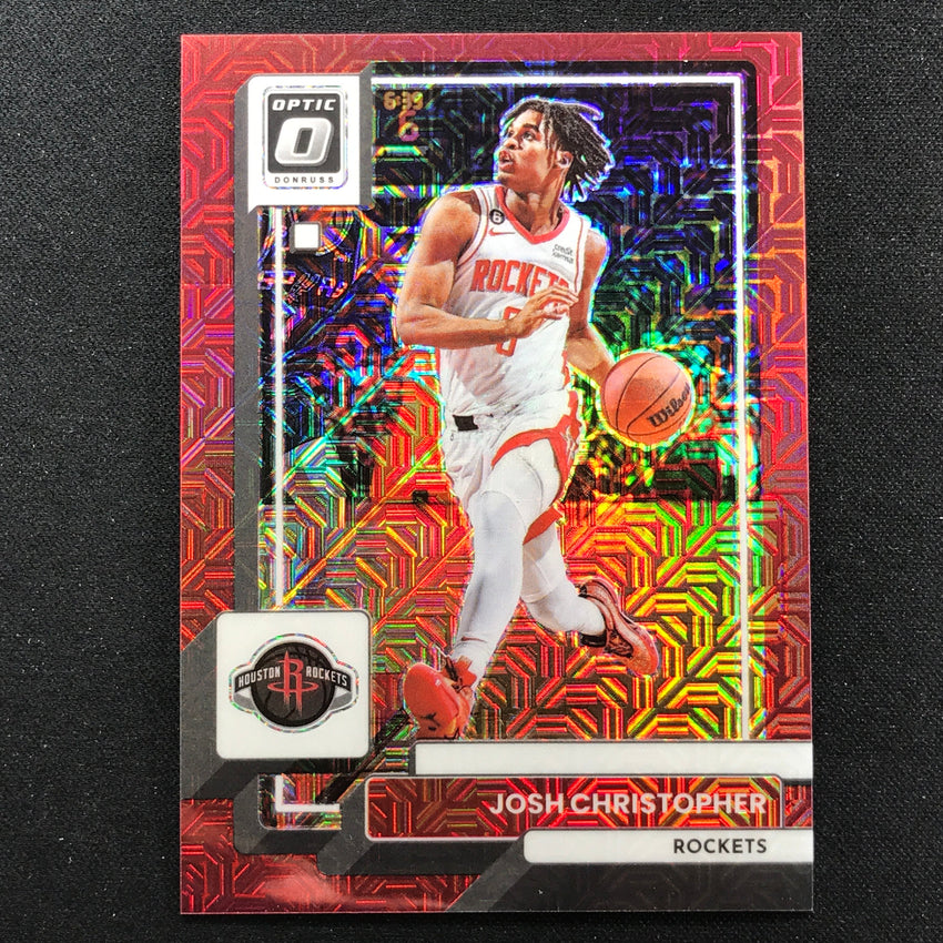 2022-23 Donruss Optic JOSH CHRISTOPHER Choice Red Mojo 72/88 #180