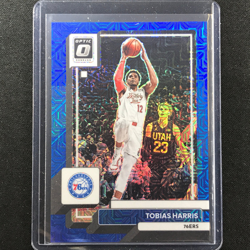 2022-23 Donruss Optic Tobias Harris Choice Blue Mojo 23/24
