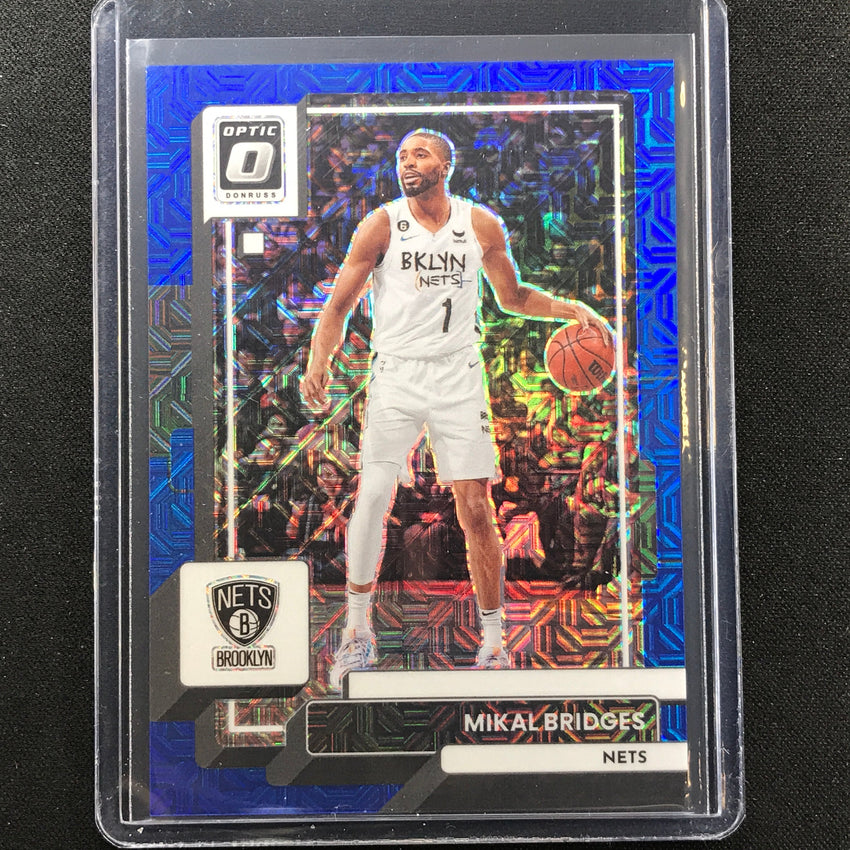 2022-23 Donruss Optic Mikal Bridges Choice Blue Mojo 12/24