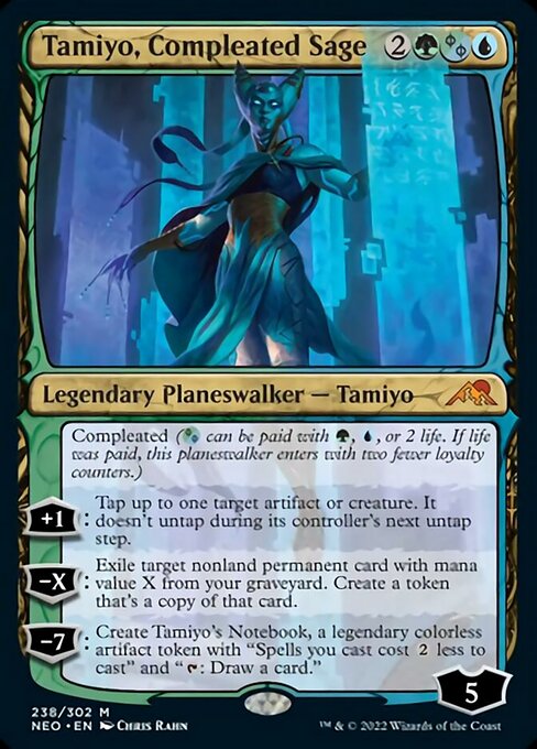 Tamiyo, Compleated Sage 238/302 -  Kamigawa Neon Dynasty MYTH