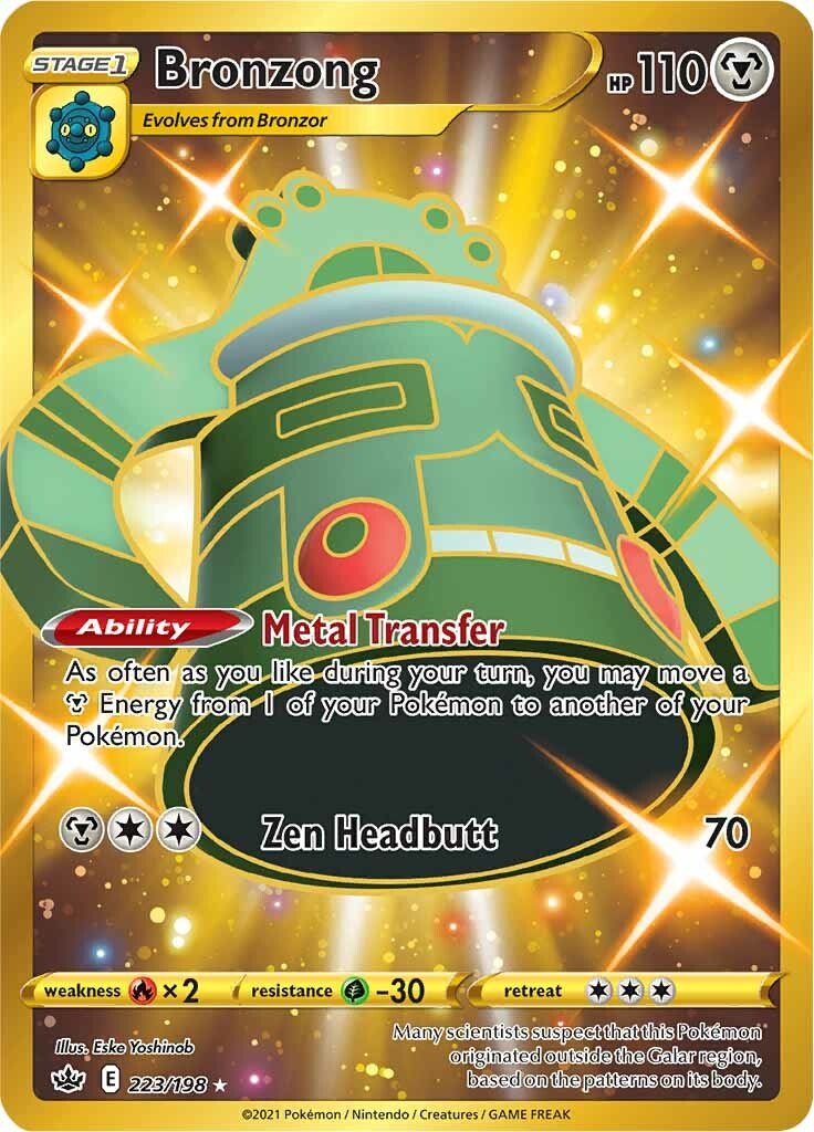 Bronzong - 223/198 - Secret Rare Chilling Reign