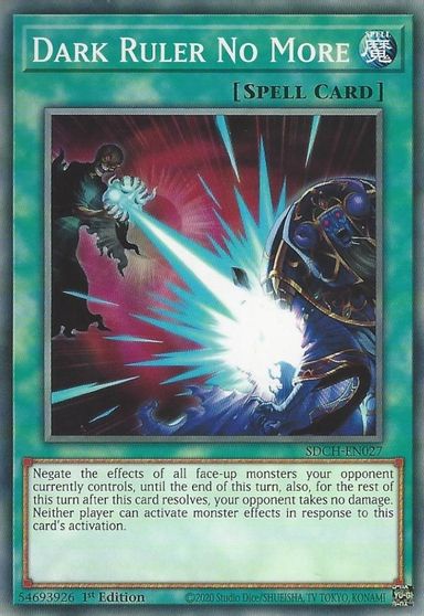 Dark Ruler No More - Sdch-en027 - Common 1st Edition
