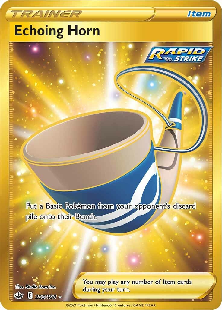 Echoing Horn - 225/198 - Secret Rare Chilling Reign