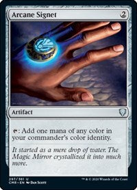 Foil Arcane Signet 297/361 - Uncommon Commander Legends