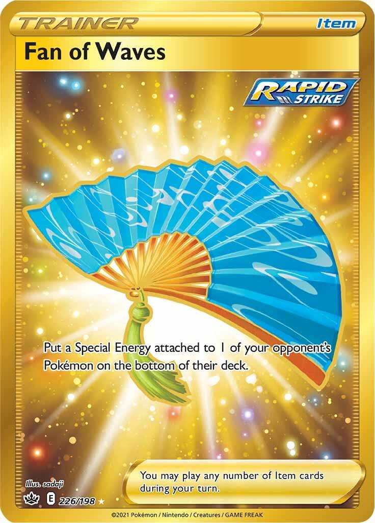 Fan of Waves - 226/198 - Secret Rare Chilling Reign
