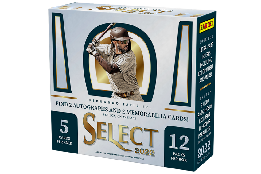 2022 Panini Select Baseball Hobby Box