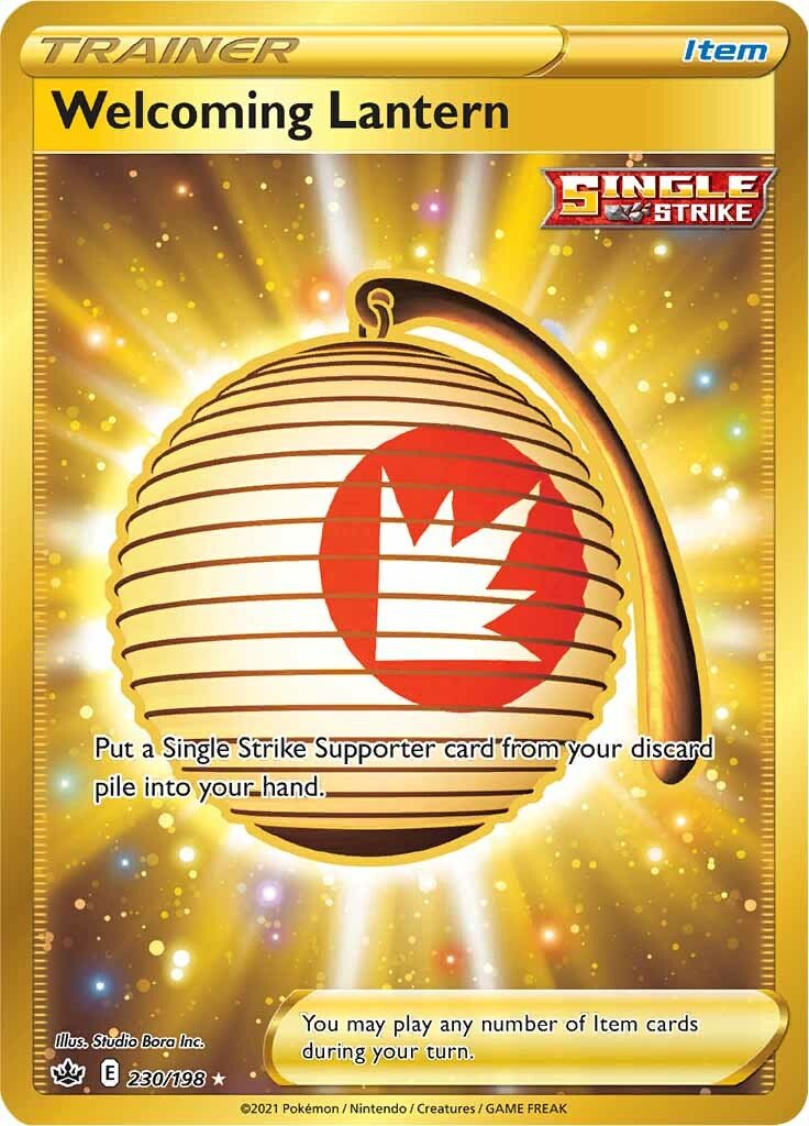 Welcoming Lantern - 230/198 - Secret Rare Chilling Reign