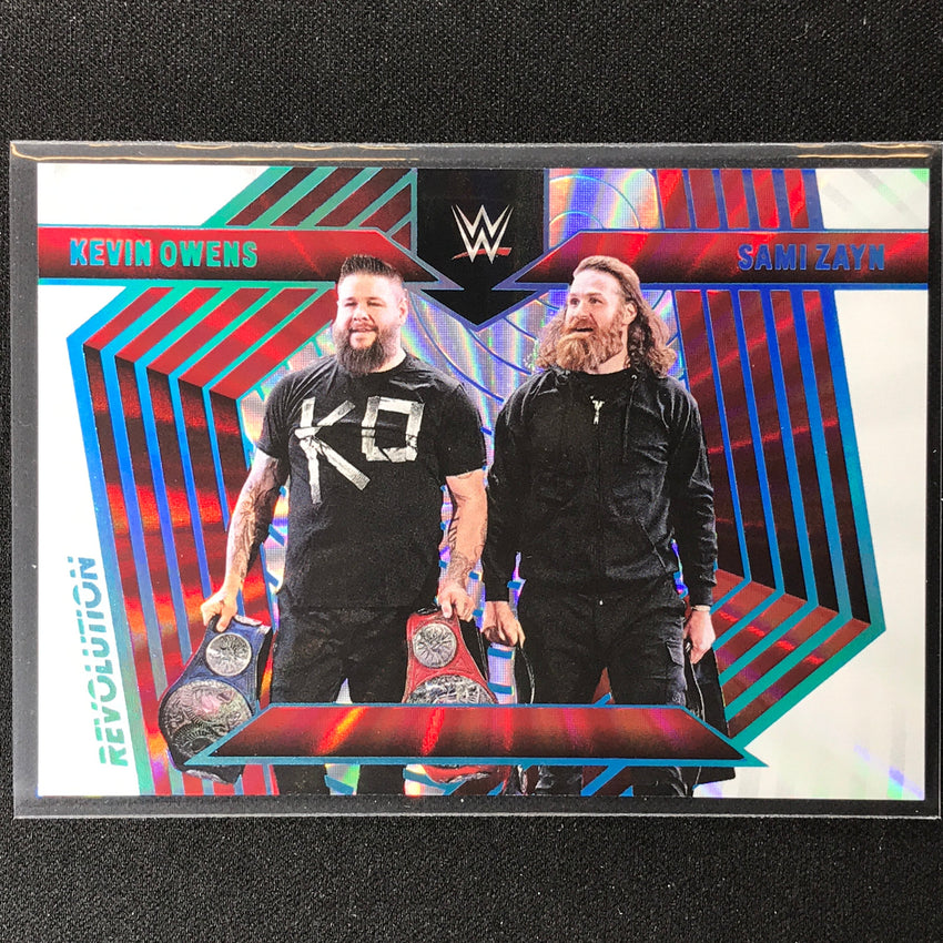 2023 Revolution Wwe Kevin Owens Sami Zayn Tag Teams Sunburst 59/99