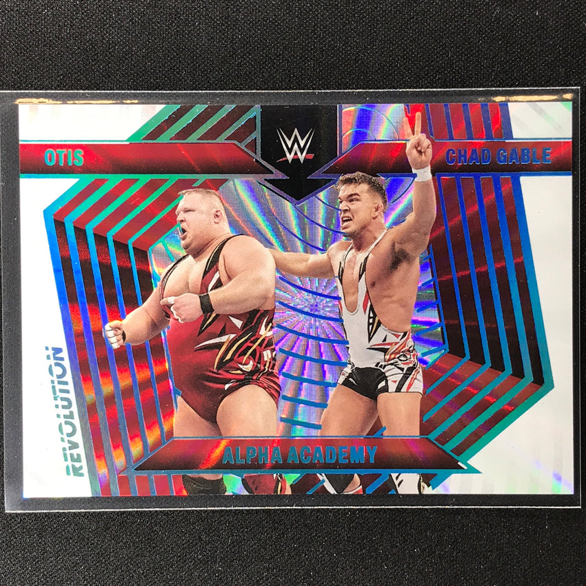 2023 Revolution Wwe Chad Gable Otis Tag Teams Sunburst 11/99