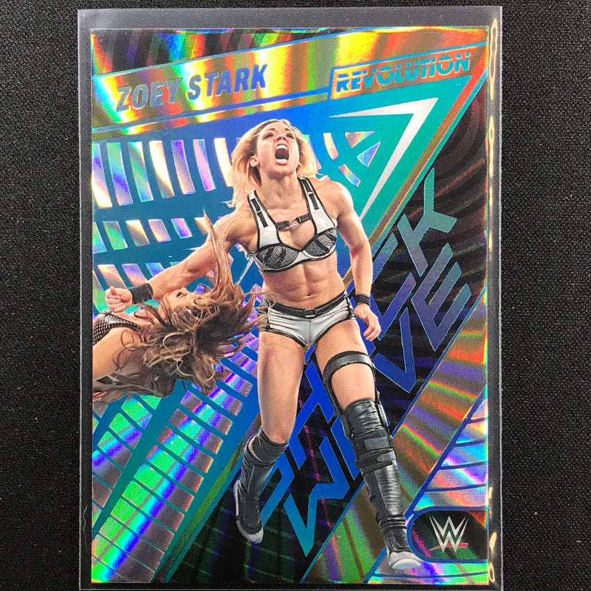 2023 Revolution Wwe Zoey Stark Shock Wave Sunburst 86/99