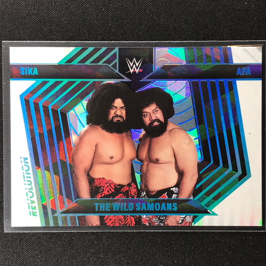2023 Revolution Wwe Afa Sika Tag Teams Cubic 35/49