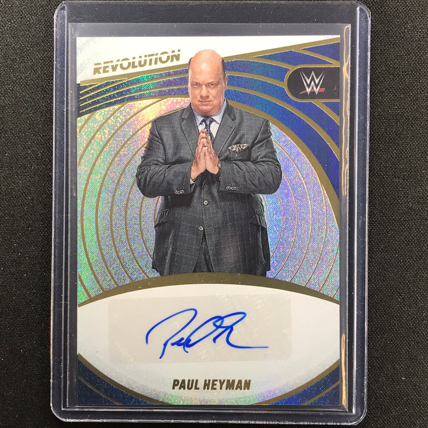 2023 Revolution Wwe Paul Heyman Auto Base No Phm B
