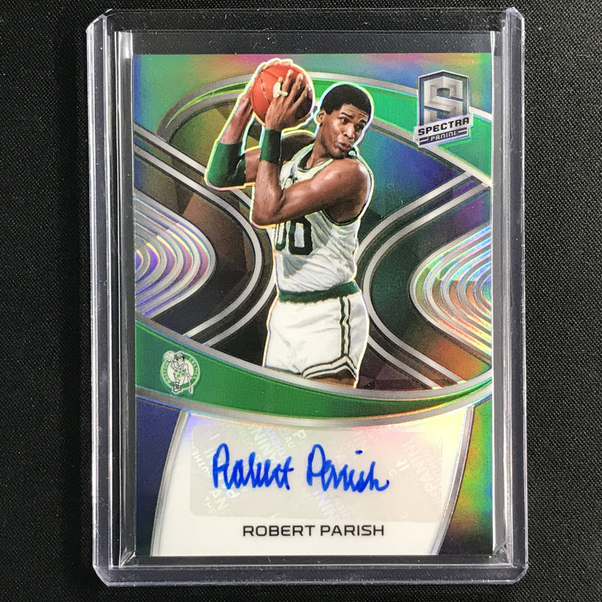 2020-21 Spectra Robert Parish Signatures Auto Silver 74/75