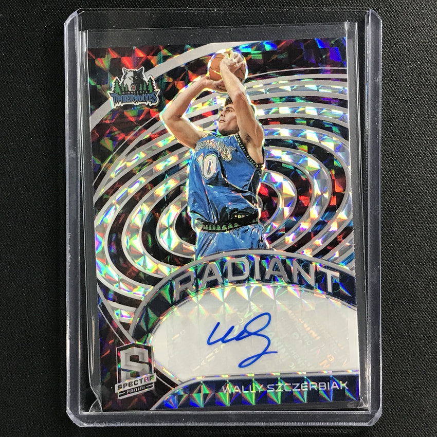 2020-21 Spectra Wally Szczerbiak Radiant Signatures Auto Interstellar 2/25