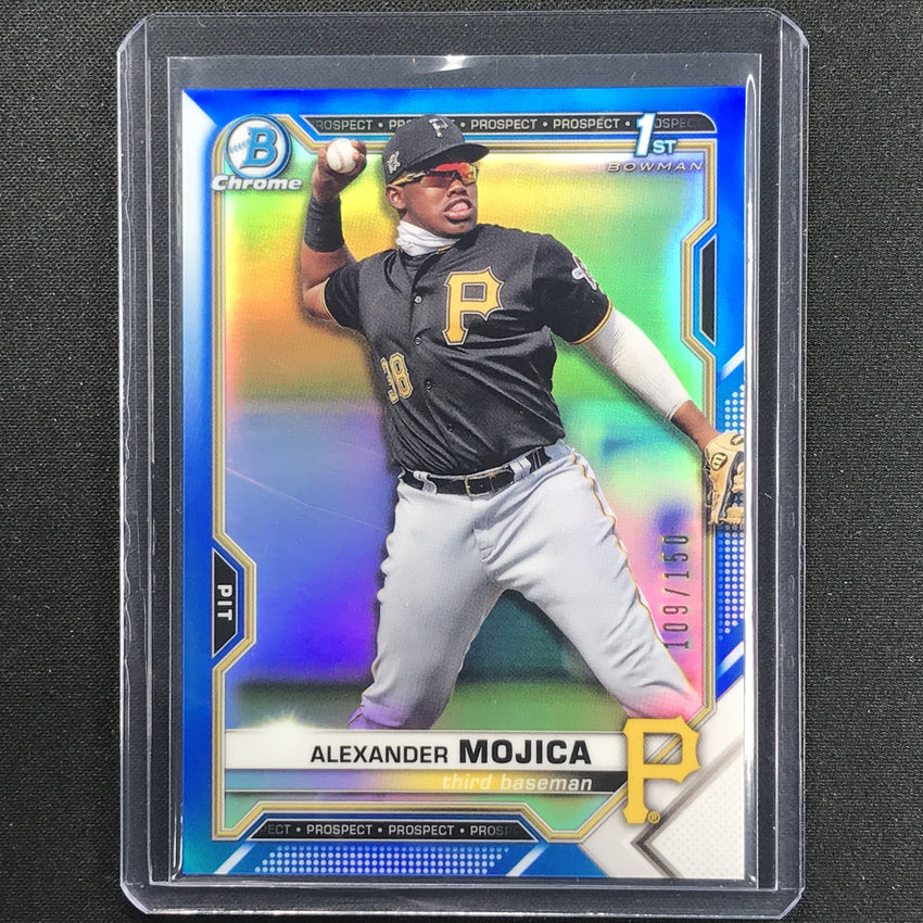2021 Bowman Chrome Alexander Mojica Prospect 1st Bowman Blue 109/150