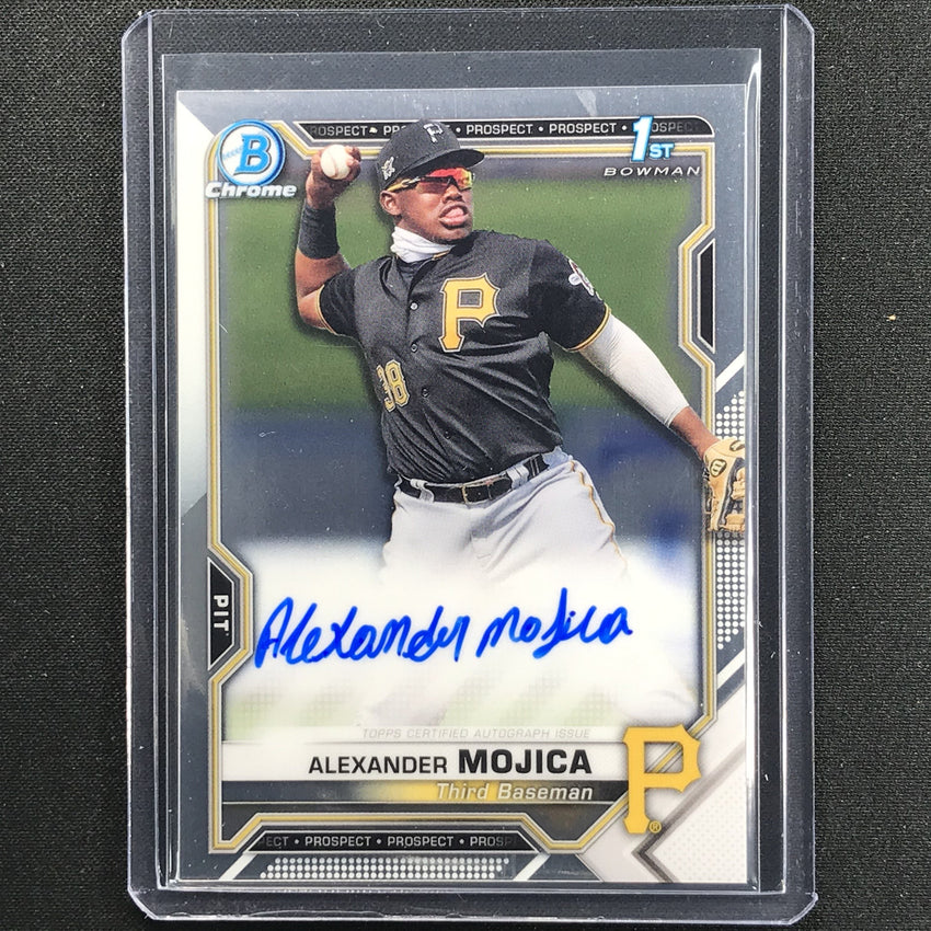 2021 Bowman Chrome ALEXANDER MOJICA Prospect 1st Bowman Auto Base #AM