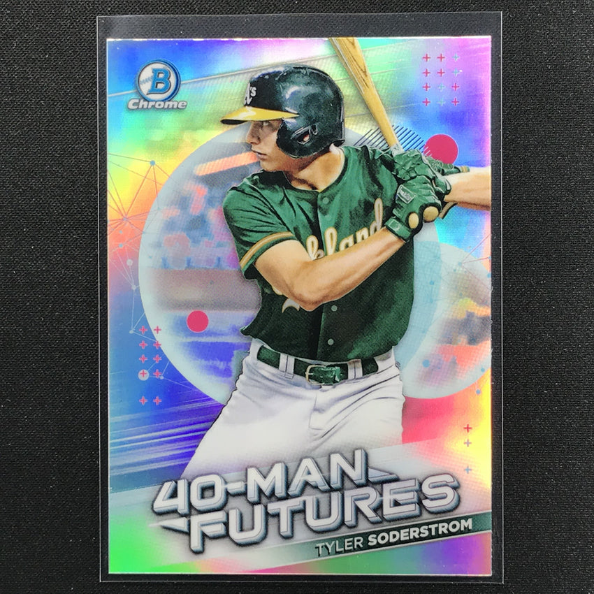 2021 Bowman Chrome TYLER SODERSTROM 40-Man Futures Prospect Refractor #13