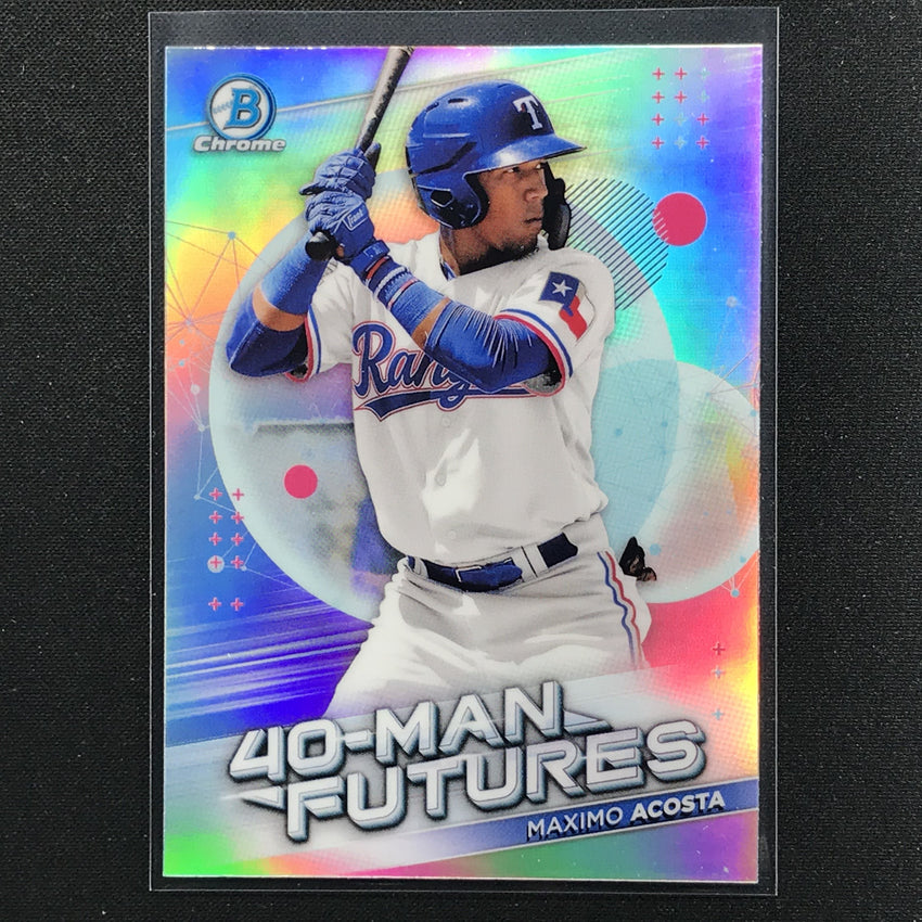 2021 Bowman Chrome MAXIMO ACOSTA 40-Man Futures Prospect Refractor #16