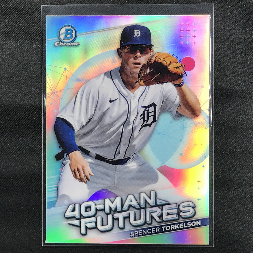 2021 Bowman Chrome SPENCER TORKELSON 40-Man Futures Prospect Refractor #1