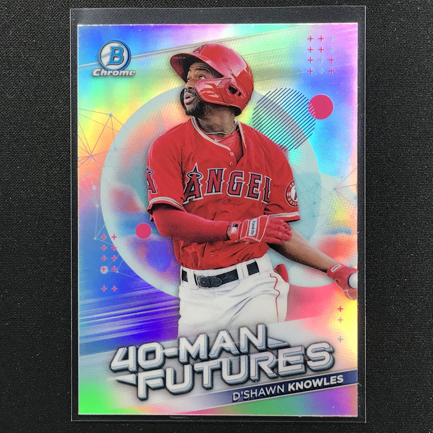2021 Bowman Chrome Dshawn Knowles 40-man Futures Prospect Refractor No 20