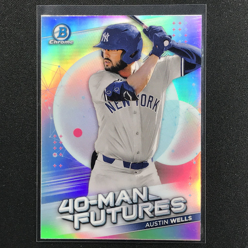 2021 Bowman Chrome AUSTIN WELLS 40-Man Futures Prospect Refractor #22