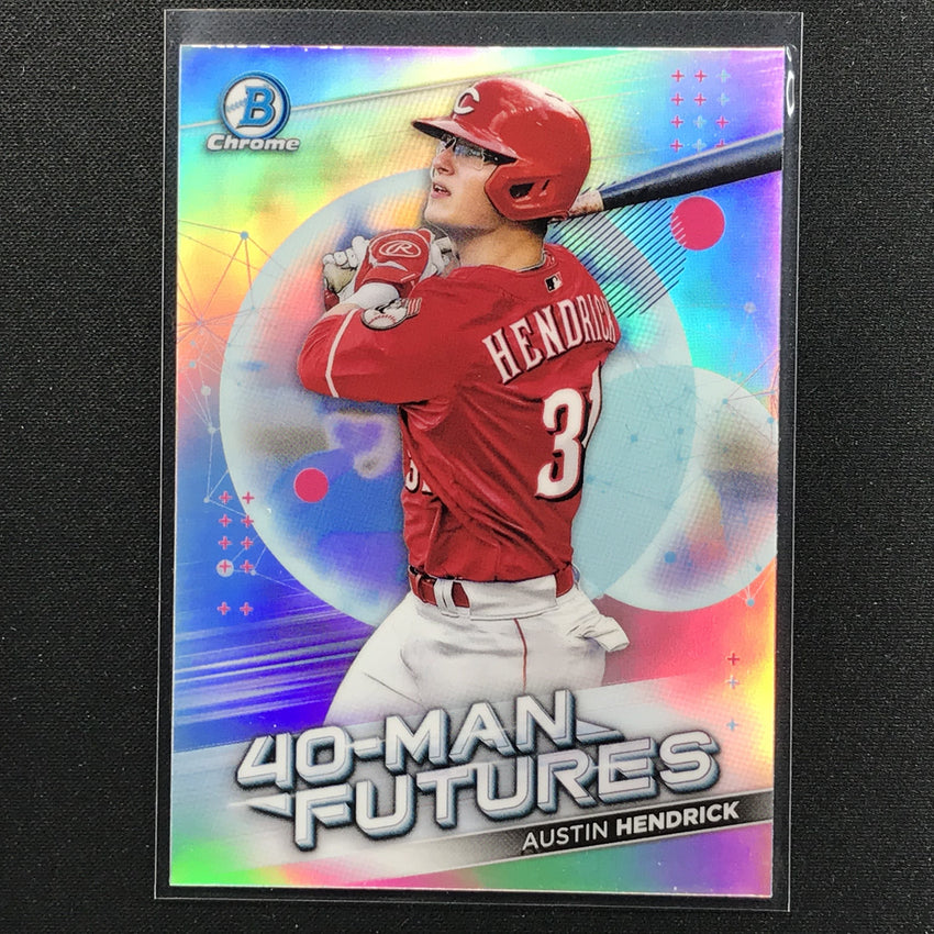 2021 Bowman Chrome AUSTIN HENDRICK 40-Man Futures Prospect Refractor #24