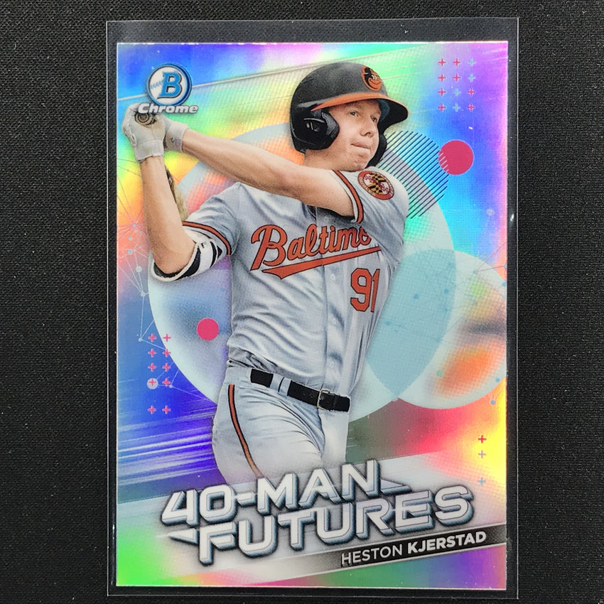 2021 Bowman Chrome HESTON KJERSTAD 40-Man Futures Prospect Refractor #2