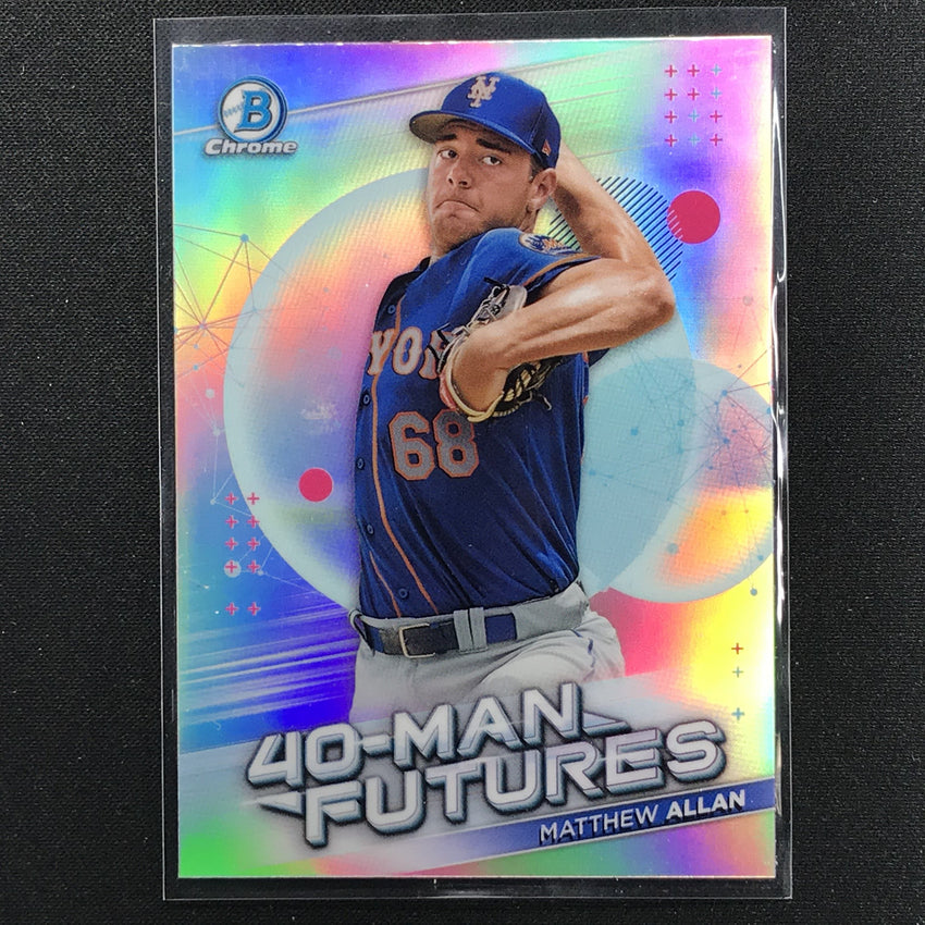 2021 Bowman Chrome MATTHEW ALLAN 40-Man Futures Prospect Refractor #30