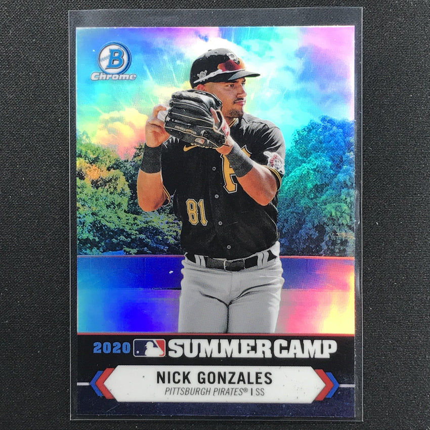 2021 Bowman Chrome NICK GONZALES 2020 Summer Camp Prospect Refractor #1