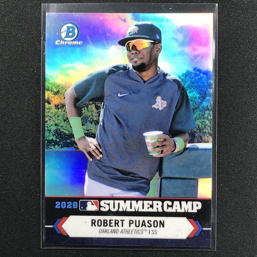 2021 Bowman Chrome ROBERT PUASON 2020 Summer Camp Prospect Refractor #7
