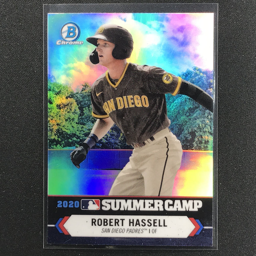 2021 Bowman Chrome ROBERT HASSELL 2020 Summer Camp Prospect Refractor #9