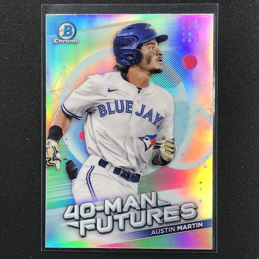 2021 Bowman Chrome AUSTIN MARTIN 40-Man Futures Prospect Refractor #4