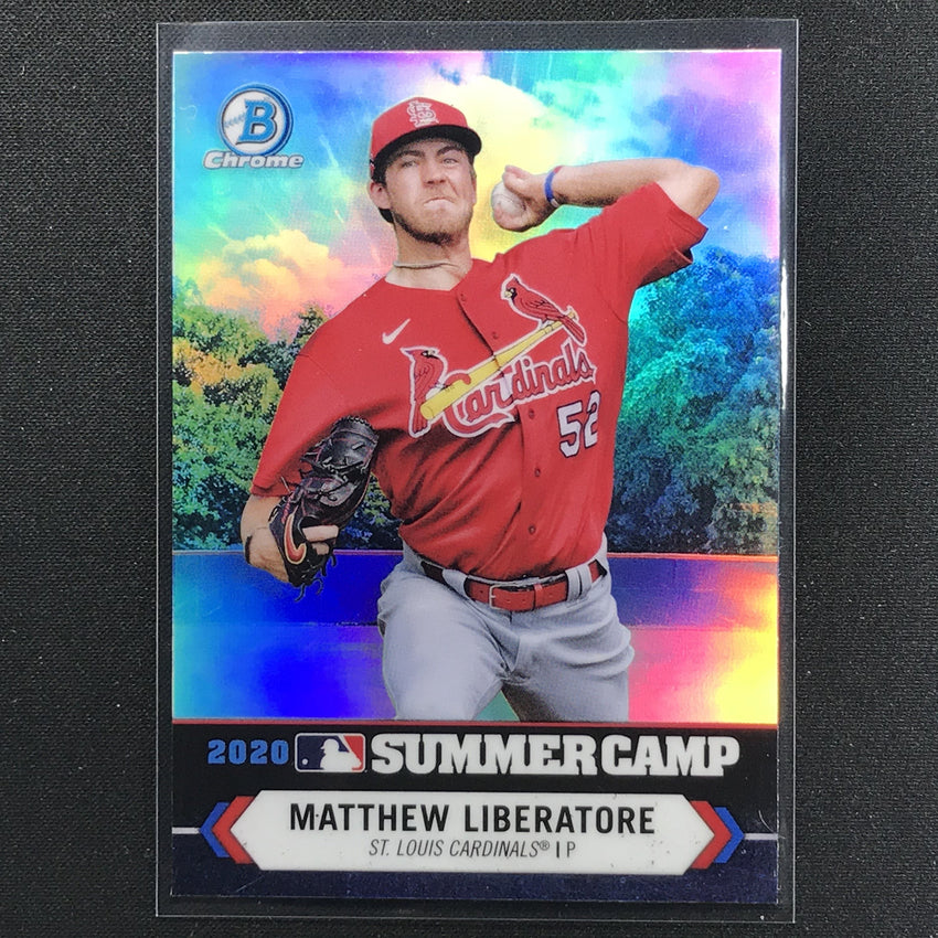 2021 Bowman Chrome MATTHEW LIBERATORE 2020 Summer Camp Prospect Refractor #26