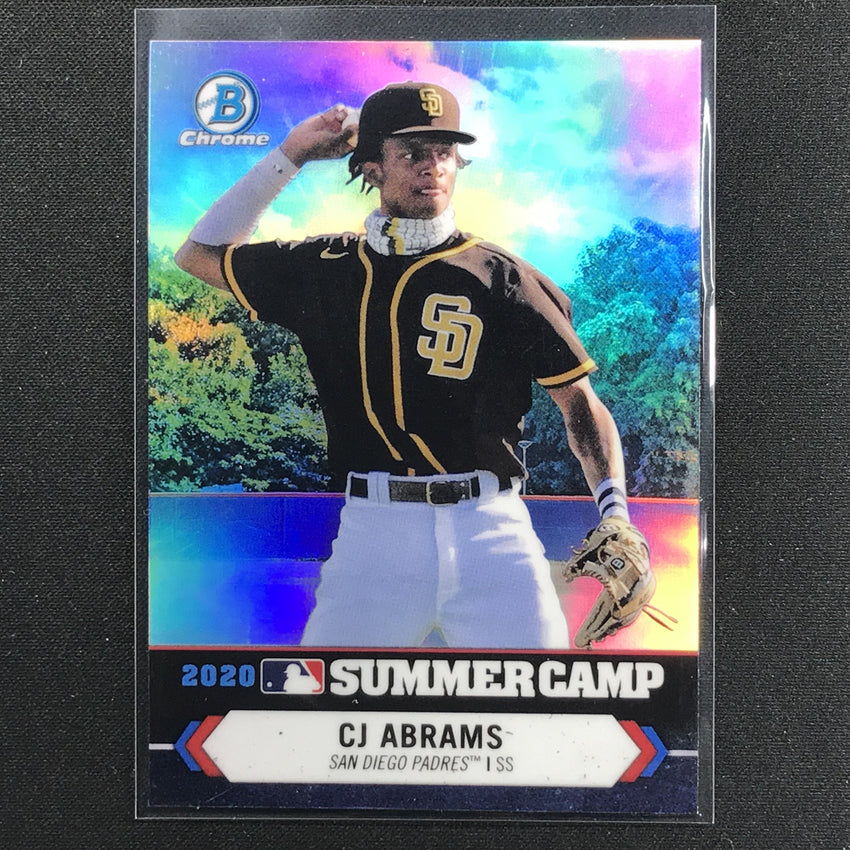 2021 Bowman Chrome CJ ABRAMS 2020 Summer Camp Prospect Refractor #30