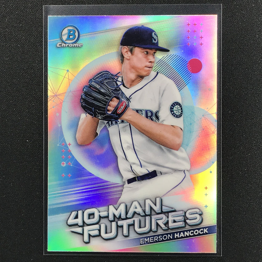 2021 Bowman Chrome EMERSON HANCOCK 40-Man Futures Prospect Refractor #5