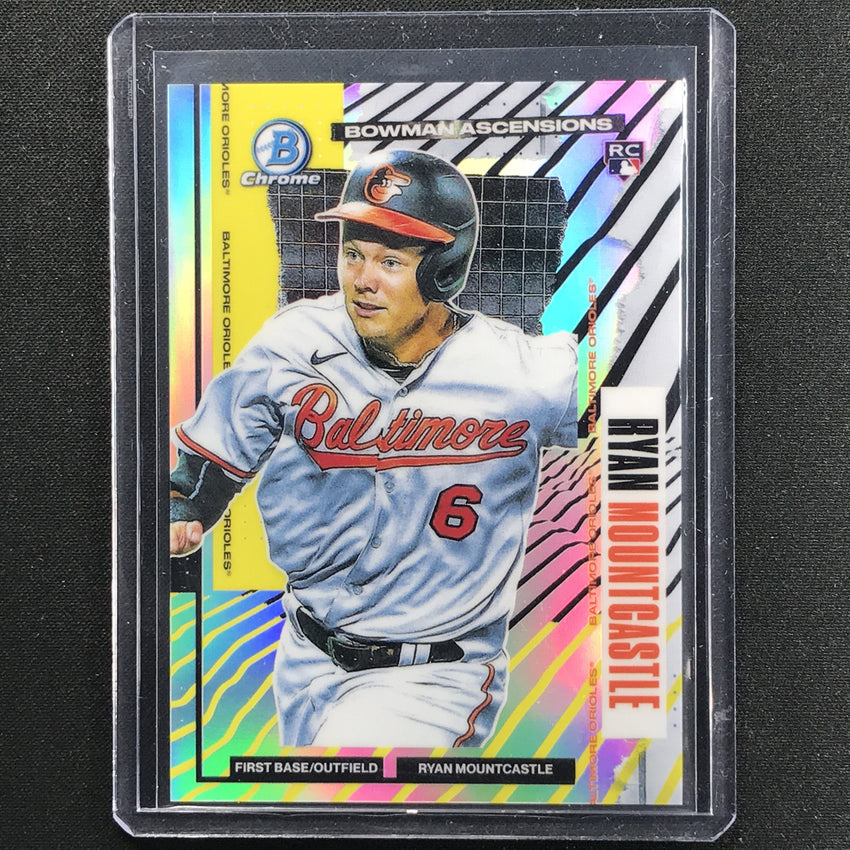 2021 Bowman Chrome Ryan Mountcastle Bowman Ascensions Rookie Refractor Ssp No 5