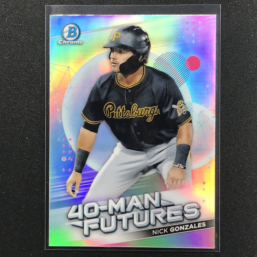 2021 Bowman Chrome NICK GONZALES 40-Man Futures Prospect Refractor #6