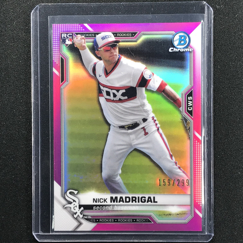 2021 Bowman Chrome Nick Madrigal Rookie Fuchsia 159/299