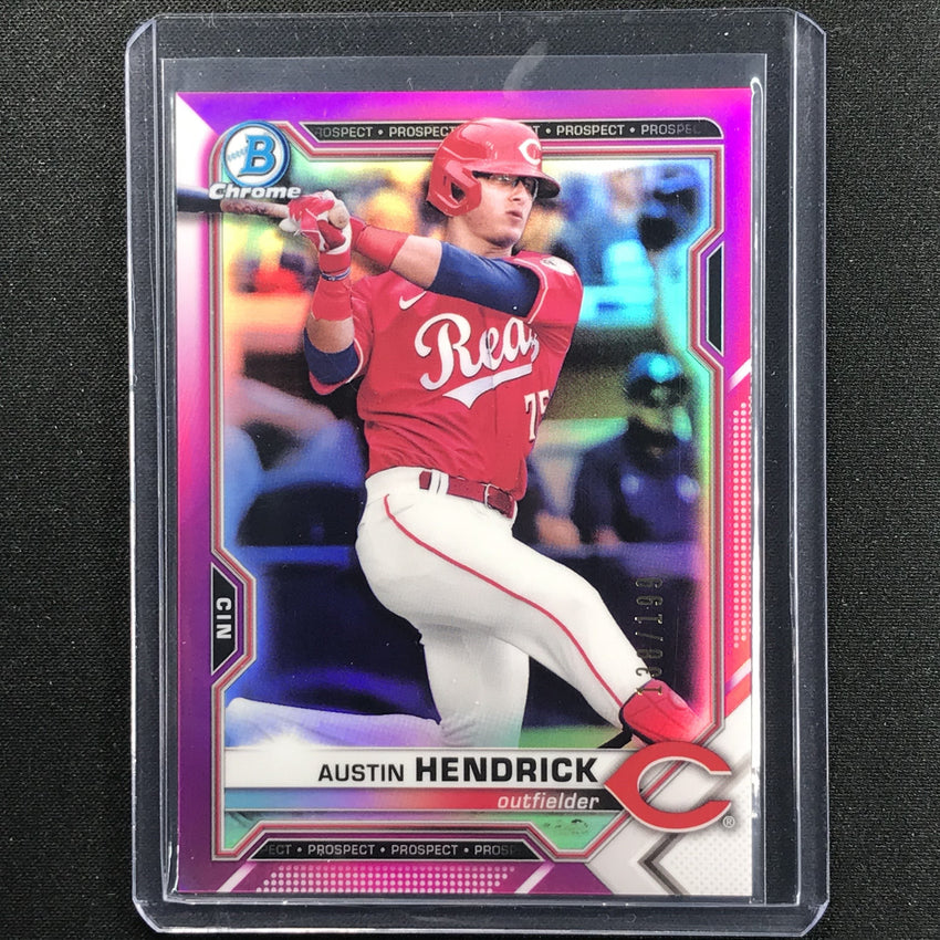 2021 Bowman Chrome Austin Hendrick Prospect Fuchsia 138/199