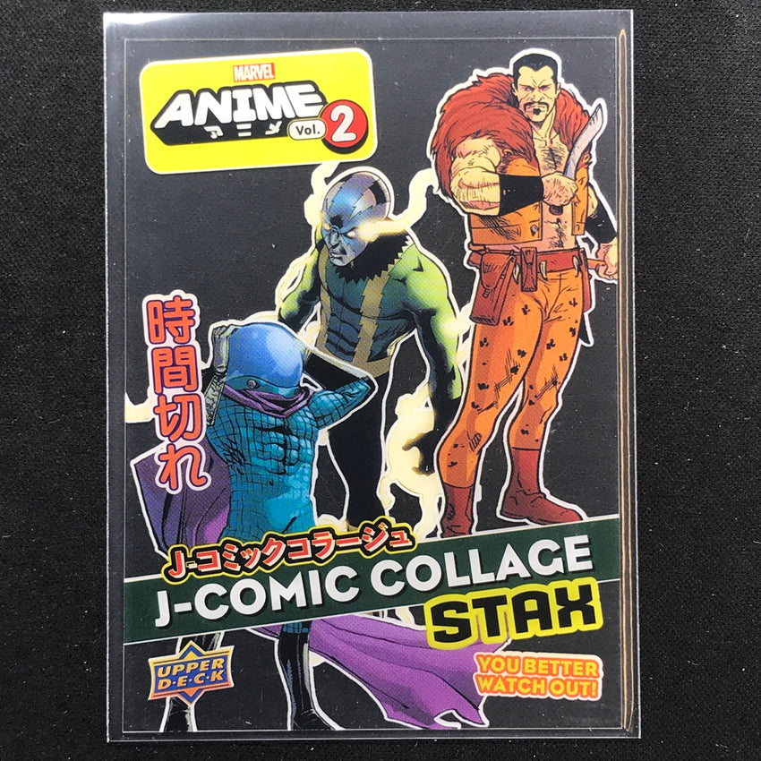 2023 Marvel Anime Vol. 2 SINISTER SIX J-Comic Collage Stax - Middle Layer #7B