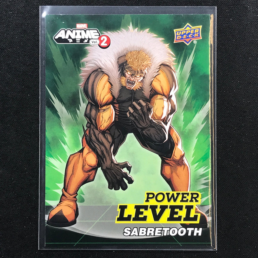 2023 Marvel Anime Vol. 2 SABRETOOTH Power Level Base #2