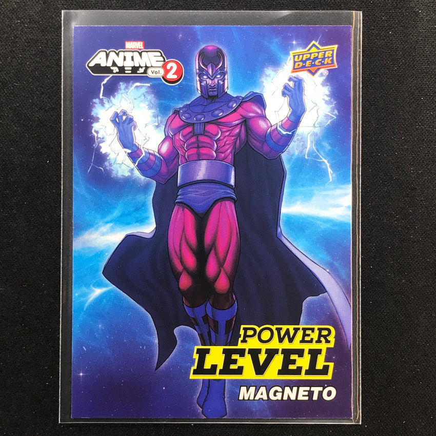 2023 Marvel Anime Vol. 2 Magneto Power Level Base No 4