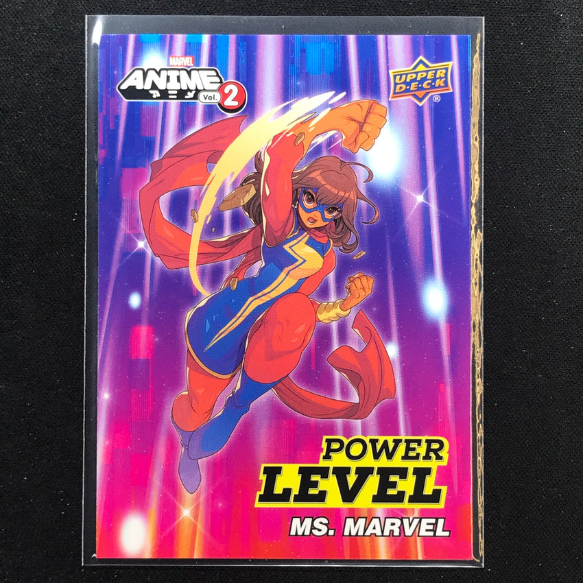 2023 Marvel Anime Vol. 2 MS. MARVEL Power Level Base #11