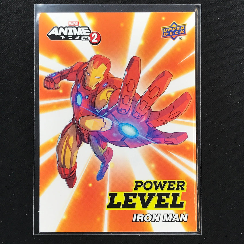2023 Marvel Anime Vol. 2 Iron Man Power Level Base No 13