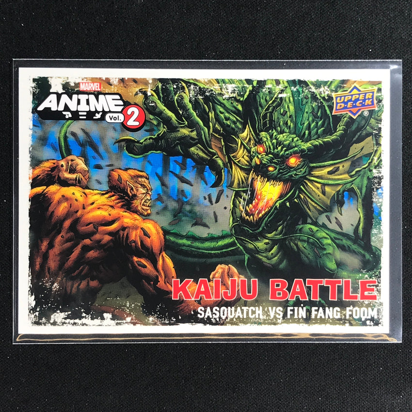 2023 Marvel Anime Vol. 2 Sasquatch Vs Fin Fang Foom Kaiju Battles Base No 3