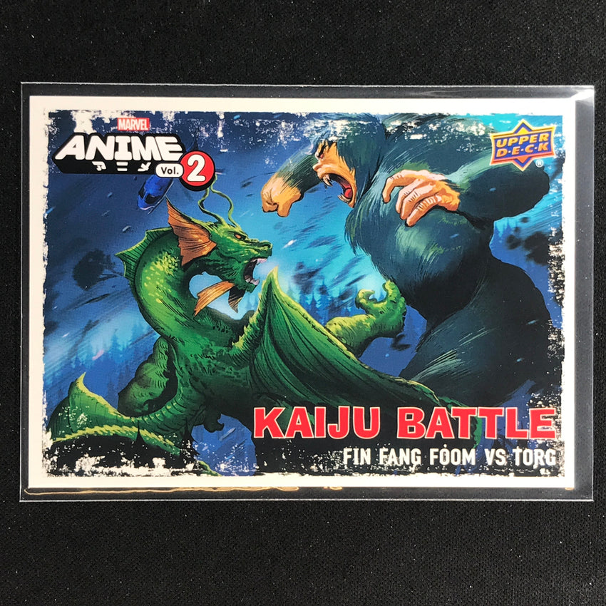 2023 Marvel Anime Vol. 2 Fin Fang Foom Vs Torg Kaiju Battles Base No 5
