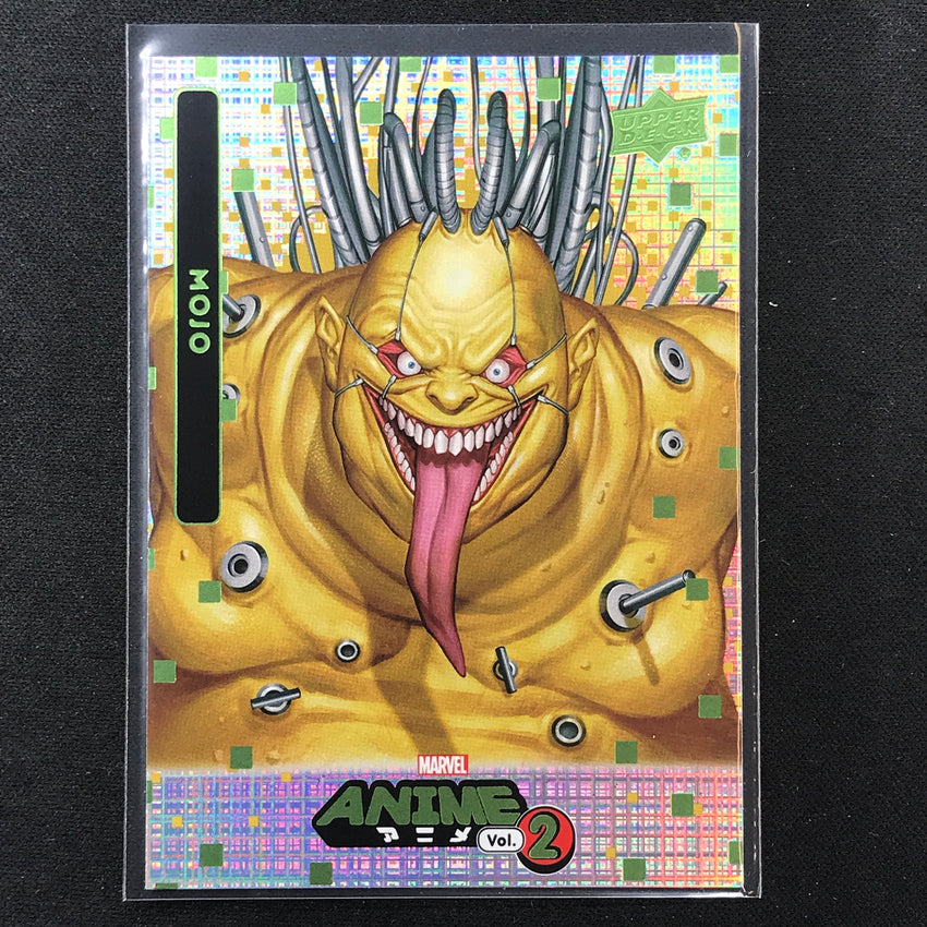 2023 Marvel Anime Vol. 2 Mojo Base Thatched Foil Green No 78