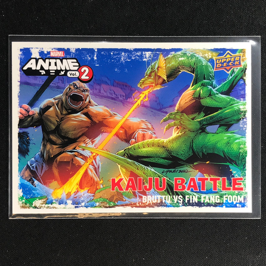 2023 Marvel Anime Vol. 2 Bruttu Vs Fin Fang Foom Kaiju Base No 15