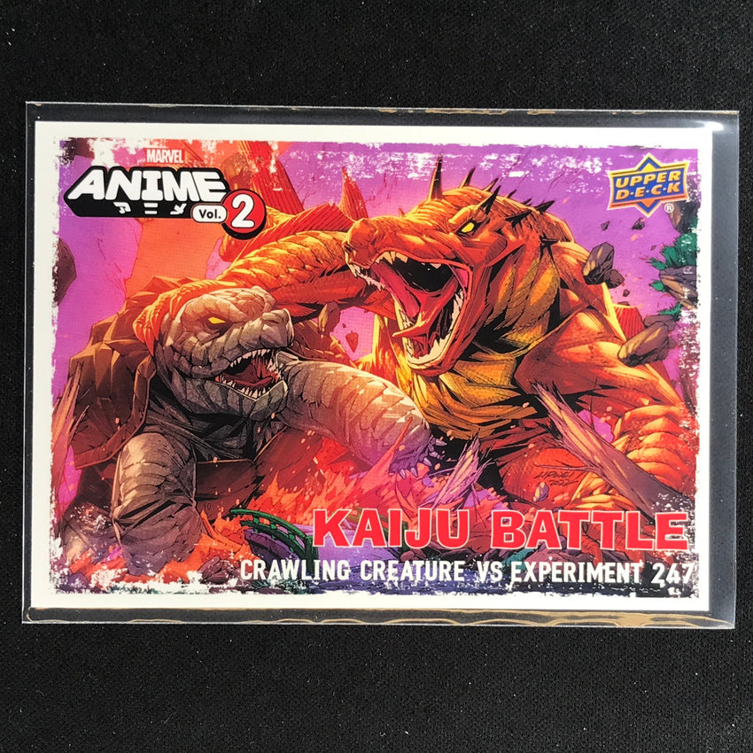 2023 Marvel Anime Vol. 2 Crawling Creature Vs Experiment 247 Kaiju Base No 17