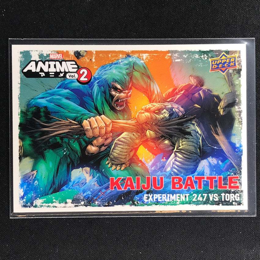 2023 Marvel Anime Vol. 2 Experiment 247 Vs Torg Kaiju Battles Base No 18